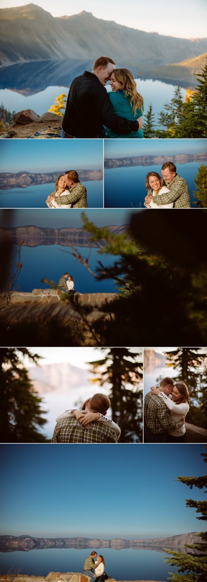 Couple holding hands during sunset walk