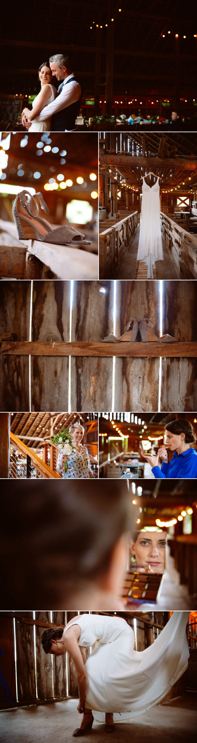 A man in a suit and a woman in a black dress stand close together, facing each other with their foreheads nearly touching, outdoors near water. Jessica Hill Photography